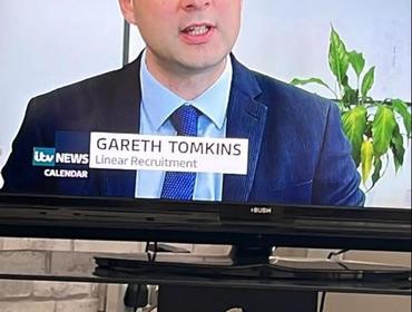 Gareth Tomkins on ITV Calendar News