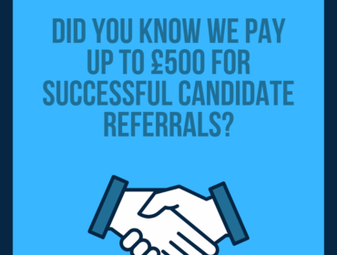 Candidate Referral Scheme - earn up to £500!